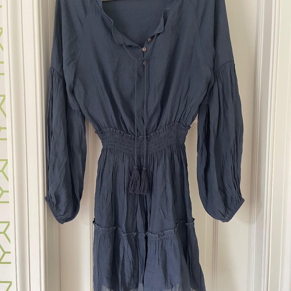 Blue wishlist mini dress